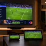 Abonnement IPTV 12 mois Smart TV compatible avec télévision, smartphone et tablette